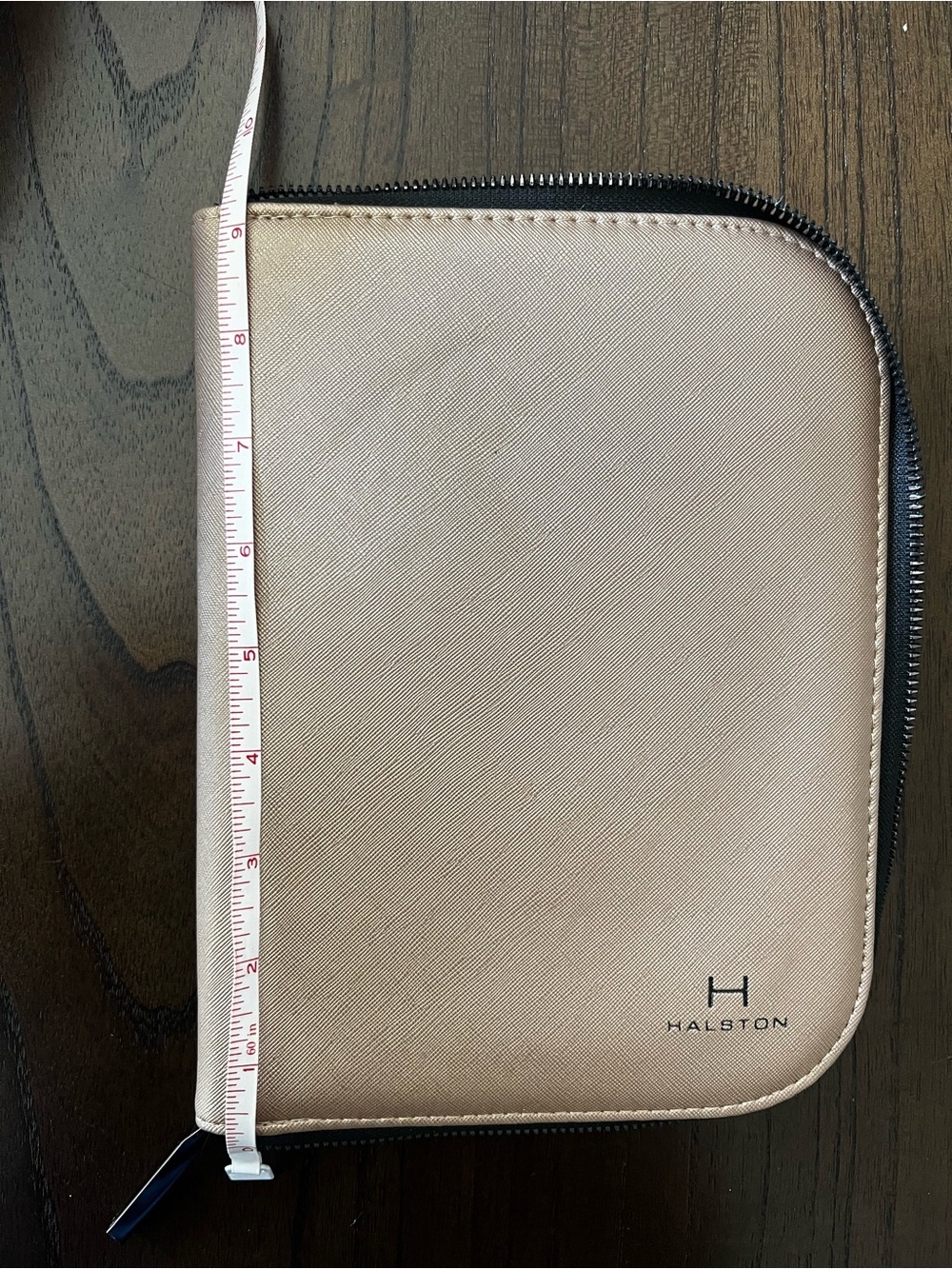 Halston Heritage Gold Zip Travel Jewelry Organizer - Picture 2 of 6